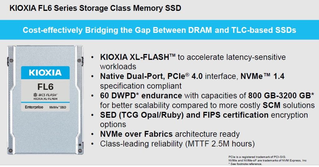 评测Kioxia铠侠FL6系列 800GB 写入密集型SSD固态硬盘